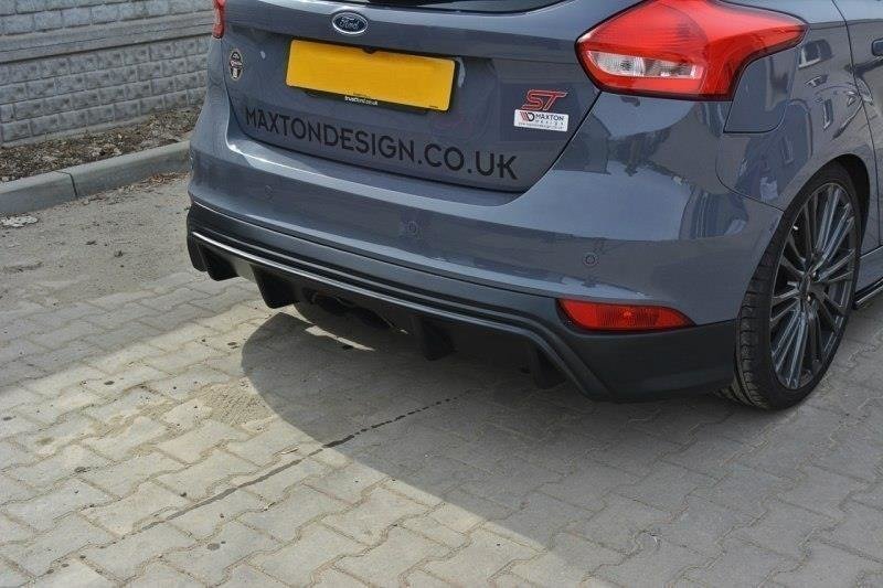 MAXTON DESIGN REAR VALANCE FORD FOCUS ST MK3 FACELIFT ((MK3.5) (RS-LOOK)