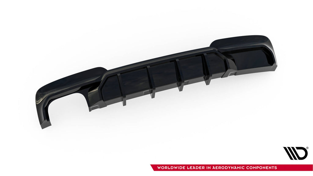 MAXTON DESIGN REAR VALANCE V.2 BMW 5 M-PACK F10 (VERSION WITH DOUBLE EXHAUST ON ONE SIDE)