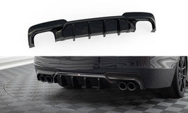 MAXTON DESIGN REAR VALANCE V.2 BMW 5 M-PACK F10 (VERSION WITH TWO DOUBLE EXHAUSTS)
