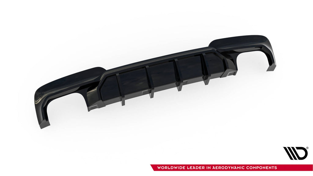 MAXTON DESIGN REAR VALANCE V.2 BMW 5 M-PACK F10 (VERSION WITH TWO DOUBLE EXHAUSTS)