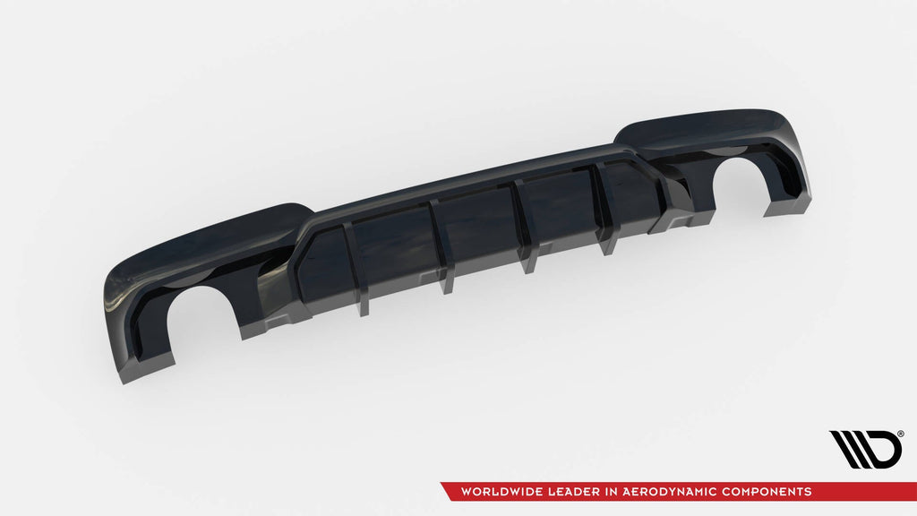 MAXTON DESIGN REAR VALANCE V.2 BMW 5 M-PACK F10 (VERSION WITH TWO SINGLE EXHAUSTS)