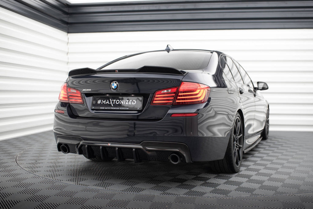 MAXTON DESIGN REAR VALANCE V.2 BMW 5 M-PACK F10 (VERSION WITH TWO SINGLE EXHAUSTS)