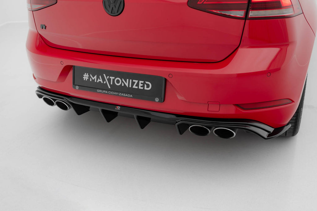 MAXTON DESIGN REAR VALANCE V.3 VW GOLF 7 R FACELIFT