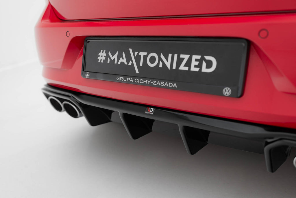 MAXTON DESIGN REAR VALANCE V.3 VW GOLF 7 R FACELIFT