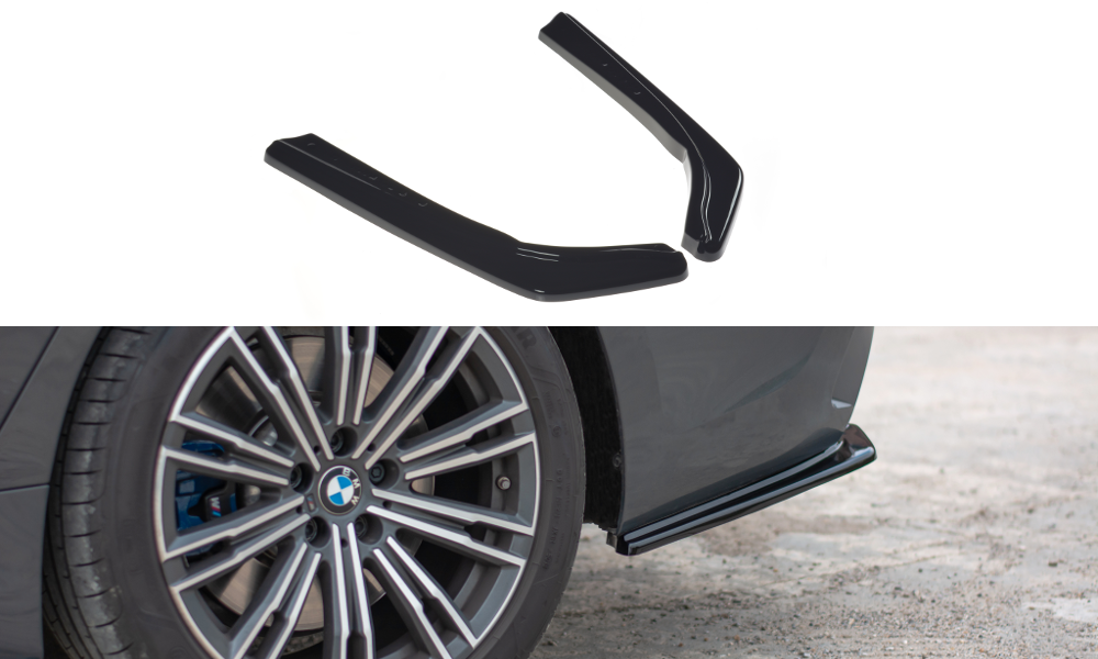 MAXTON DESIGN REAR SIDE SPLITTERS BMW 3 G20 M-PACK