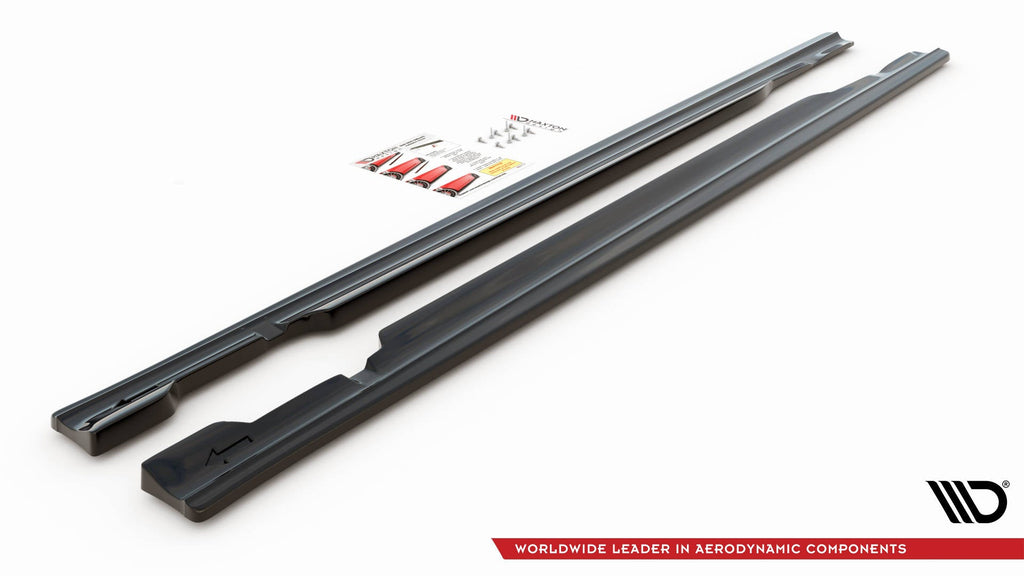 MAXTON DESIGN SIDE SKIRTS DIFFUSERS MERCEDES- BENZ C43 AMG W205