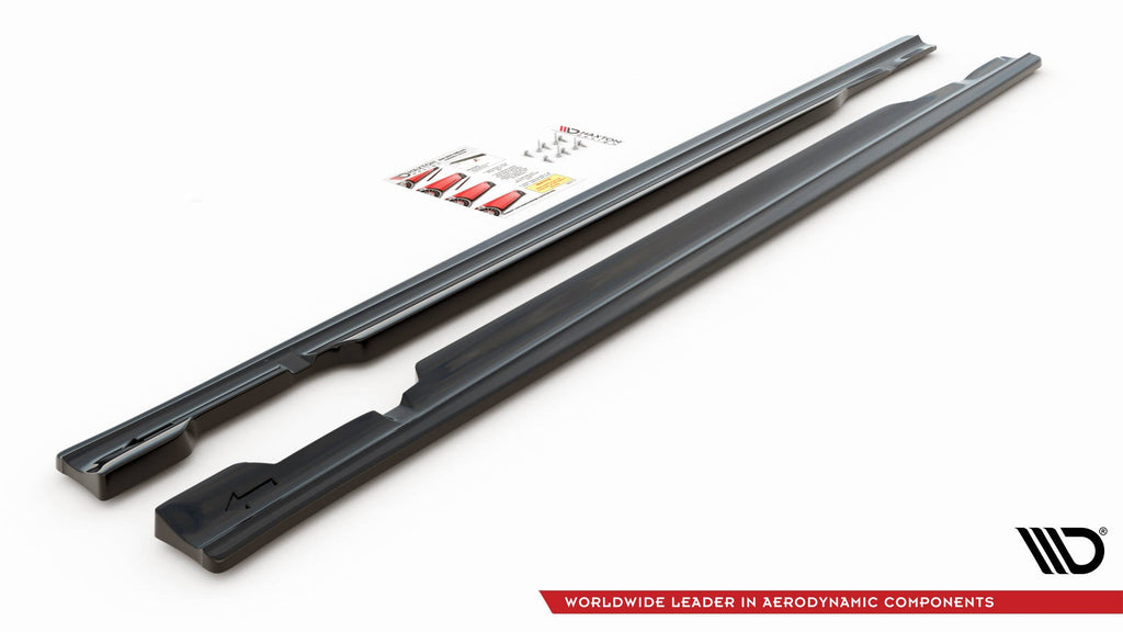 MAXTON DESIGN SIDE SKIRTS DIFFUSERS MERCEDES- BENZ C43 AMG W205