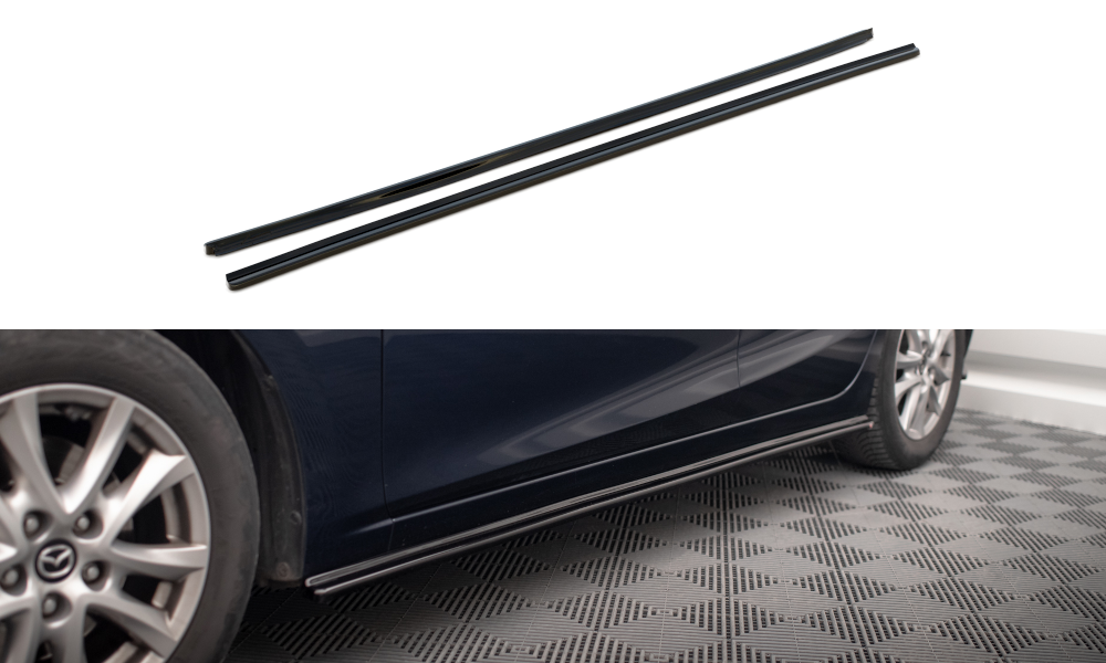 MAXTON DESIGN SIDE SKIRTS DIFFUSERS MAZDA 3 BN (MK3)