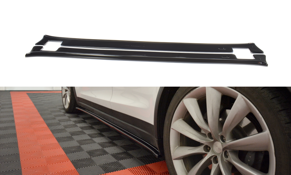 MAXTON DESIGN SIDE SKIRTS DIFFUSERS V.1 TESLA MODEL X