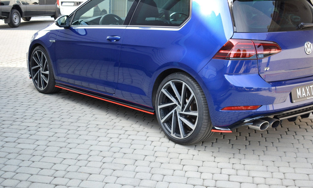 MAXTON DESIGN SIDE SKIRTS DIFFUSERS V.2 VW GOLF 7 R FACELIFT