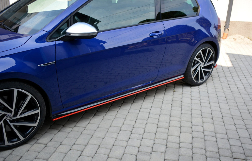 MAXTON DESIGN SIDE SKIRTS DIFFUSERS V.2 VW GOLF 7 R FACELIFT