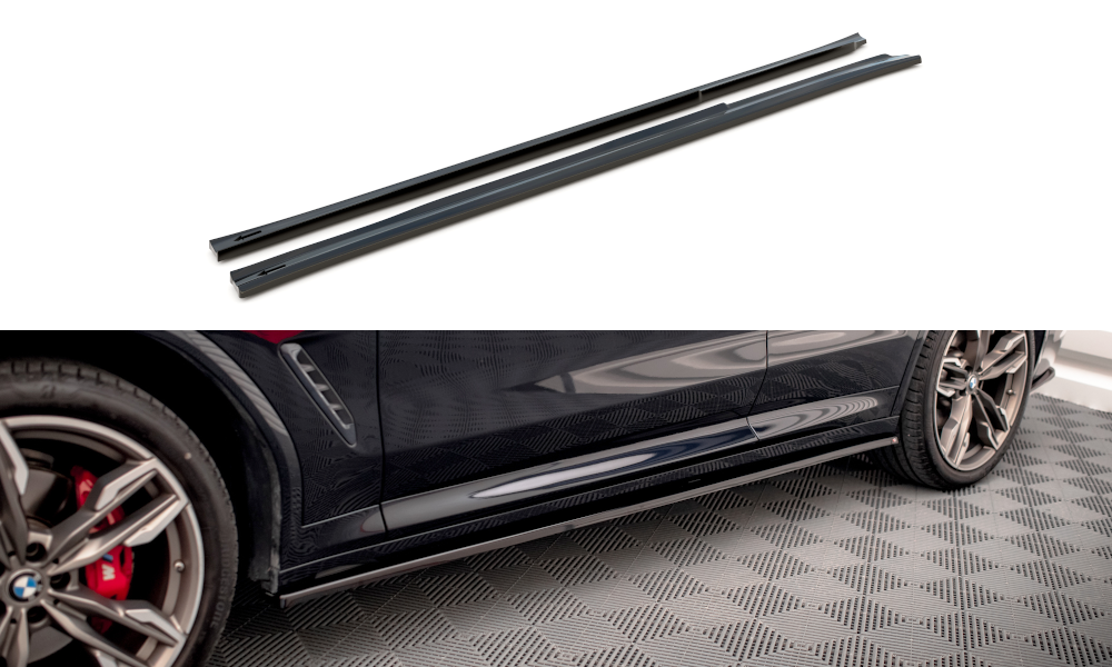MAXTON DESIGN SIDE SKIRTS DIFFUSERS BMW X3 G01 M-PACK