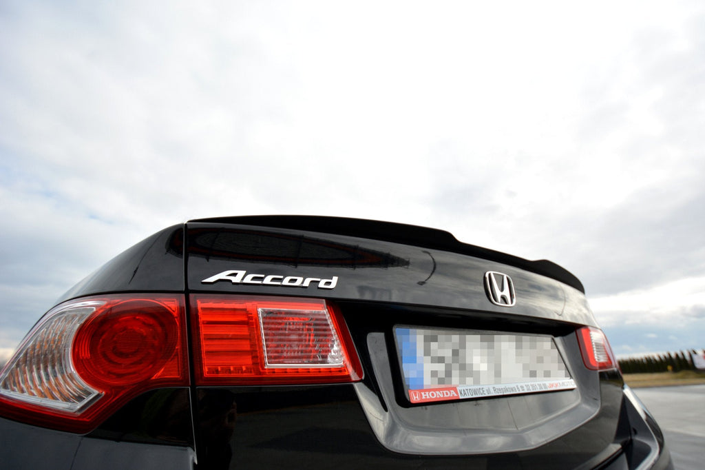 MAXTON DESIGN SPOILER EXTENSION ACURA TSX CU2 PREFACELIFT / ACCORD MK8. (CU-SERIES) PREFACE SEDAN