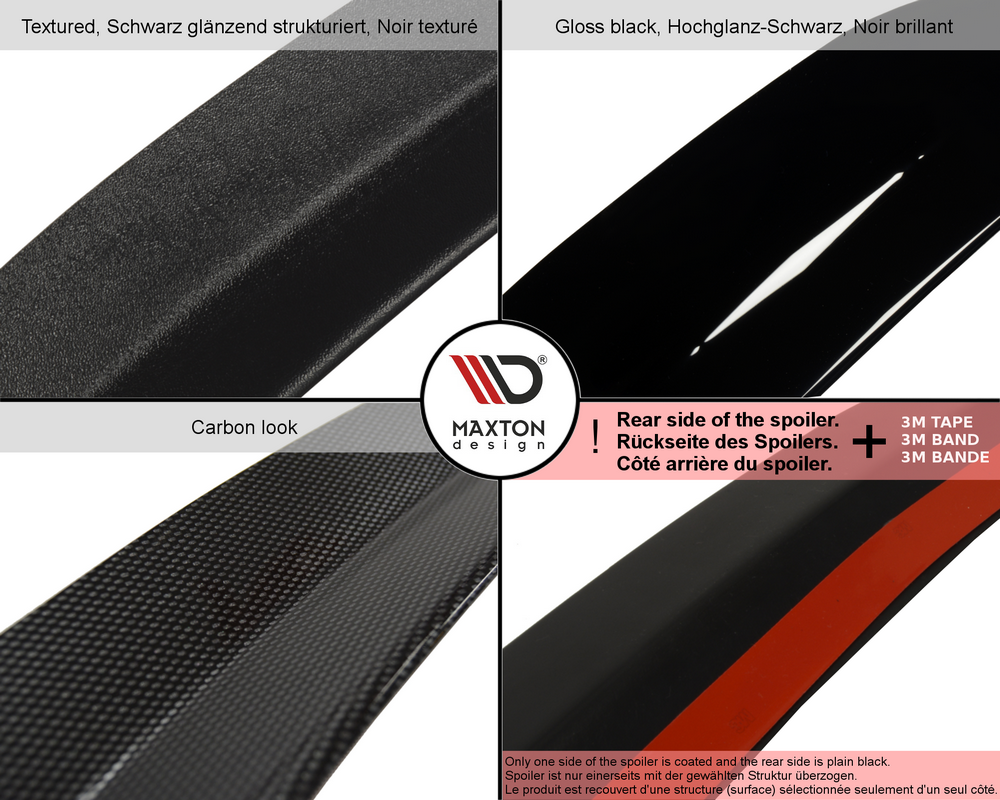 MAXTON DESIGN SPOILER EXTENSION MERCEDES- BENZ C-CLASS W205 COUPE AMG-LINE