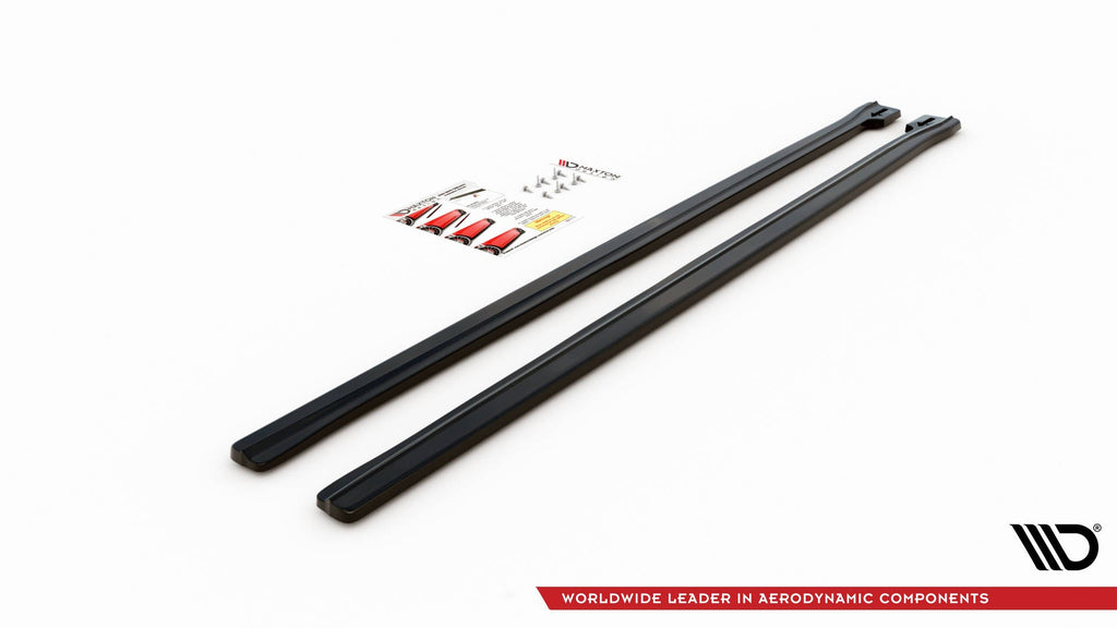 MAXTON DESIGN SIDE SKIRTS DIFFUSERS FIAT 500 ABARTH MK1 FACELIFT