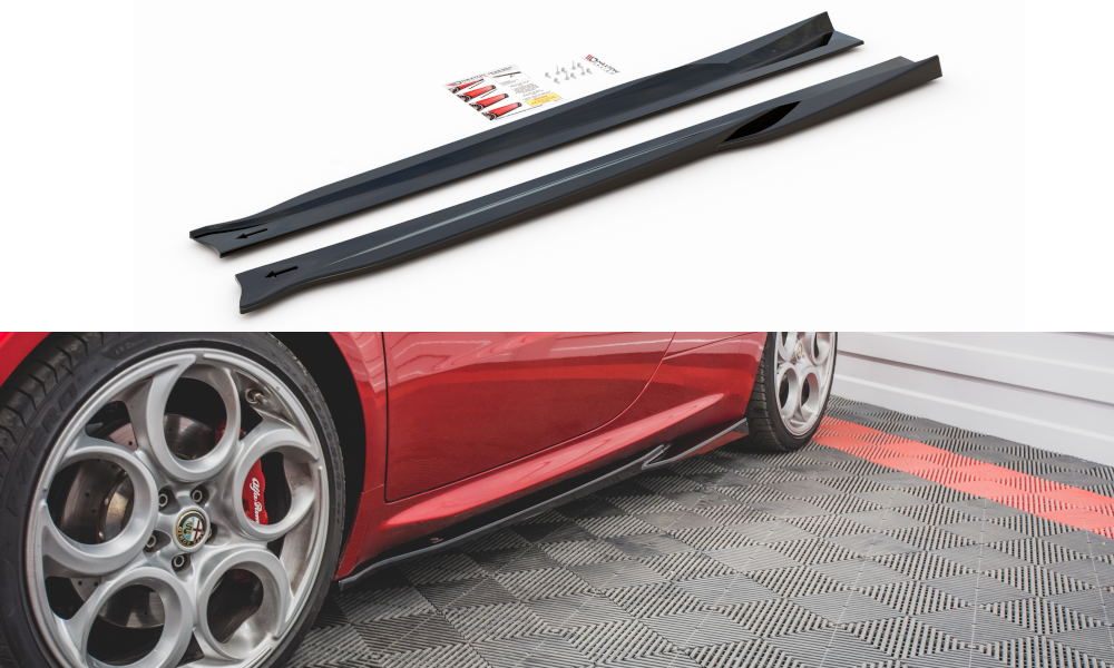 MAXTON DESIGN SIDE SKIRTS DIFFUSERS ALFA ROMEO 4C