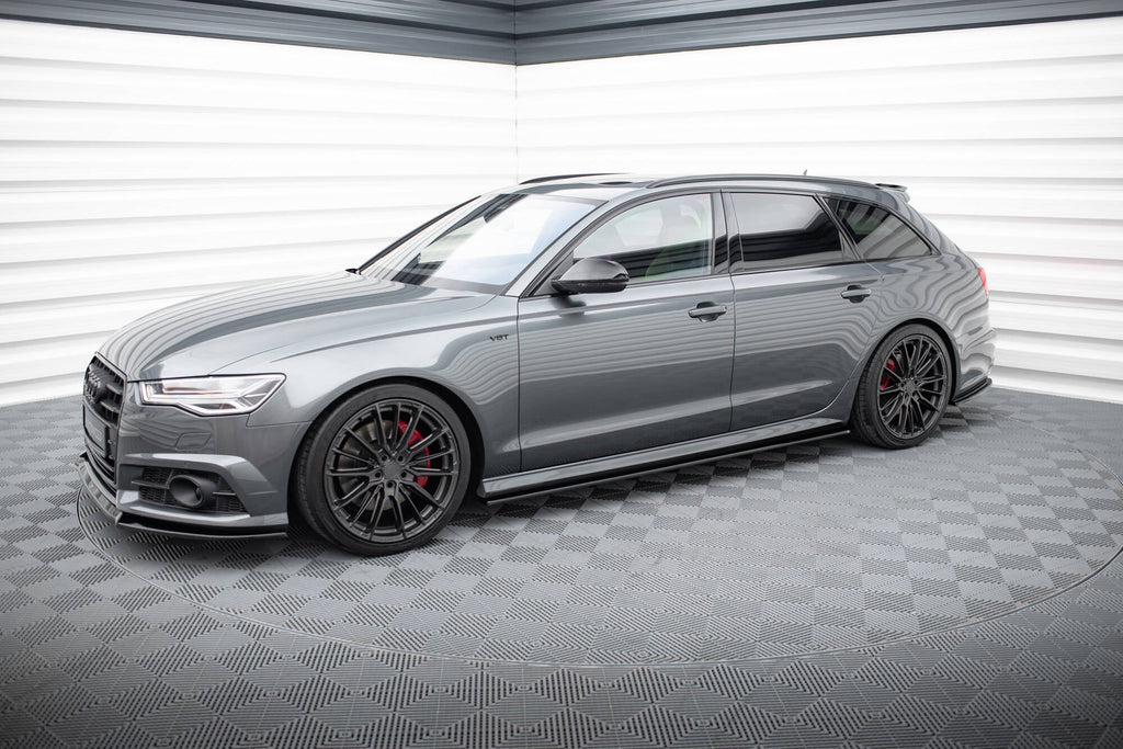 MAXTON DESIGN SIDE SKIRTS DIFFUSERS AUDI S6 / A6 S-LINE C7 FL