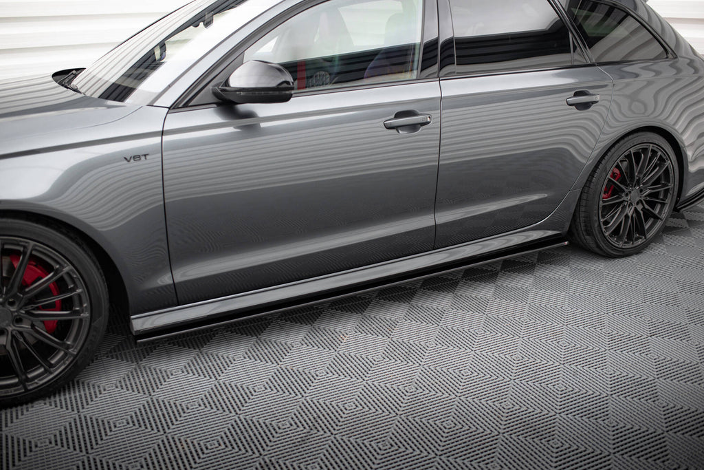 MAXTON DESIGN SIDE SKIRTS DIFFUSERS AUDI S6 / A6 S-LINE C7 FL