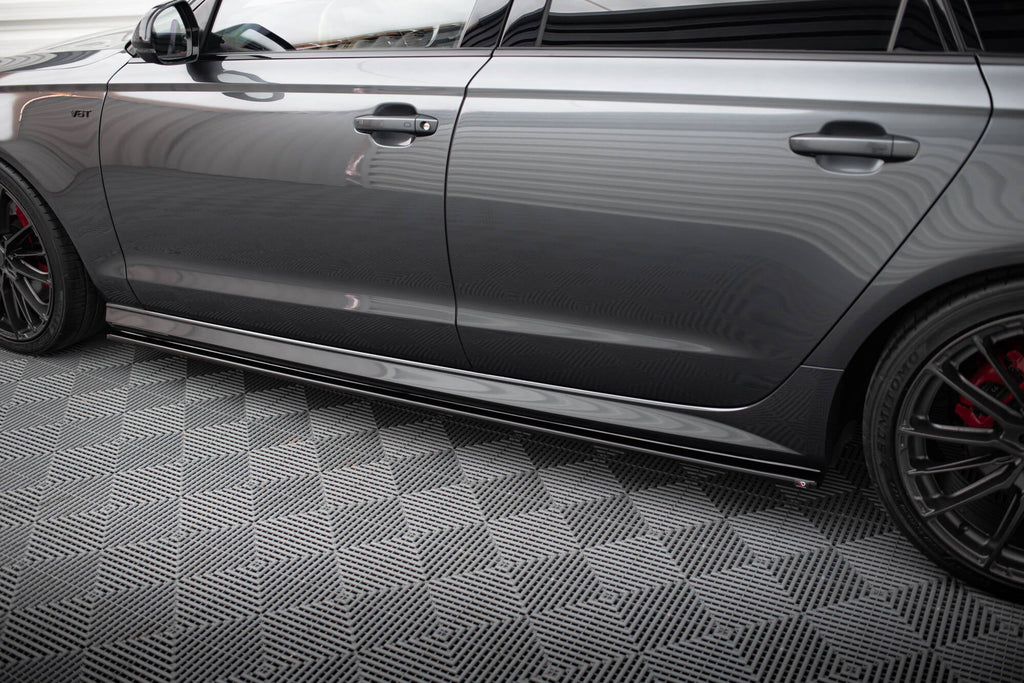 MAXTON DESIGN SIDE SKIRTS DIFFUSERS AUDI S6 / A6 S-LINE C7 FL