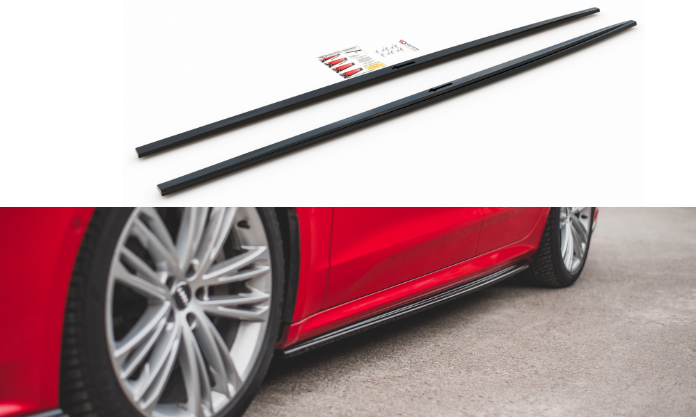 MAXTON DESIGN SIDE SKIRTS DIFFUSERS AUDI S7 / A7 C8 S-LINE