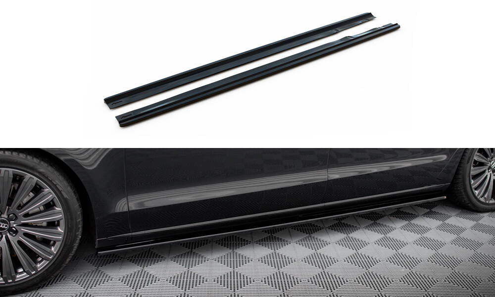 MAXTON DESIGN SIDE SKIRTS DIFFUSERS AUDI A8 LONG D4