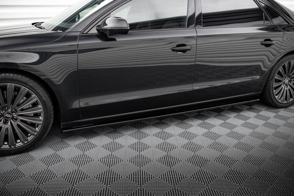 MAXTON DESIGN SIDE SKIRTS DIFFUSERS AUDI A8 LONG D4