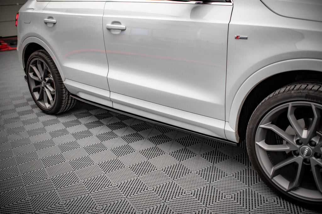 MAXTON DESIGN SIDE SKIRTS DIFFUSERS AUDI Q3 S-LINE 8U FACELIFT