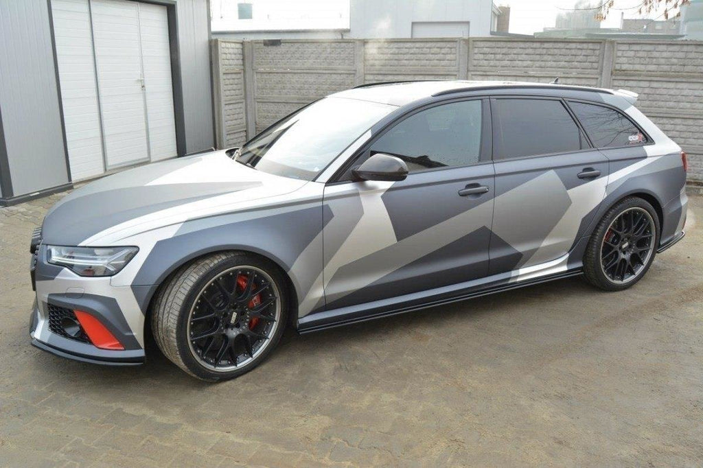 MAXTON DESIGN SIDE SKIRTS DIFFUSERS AUDI RS6 C7 / C7 FL