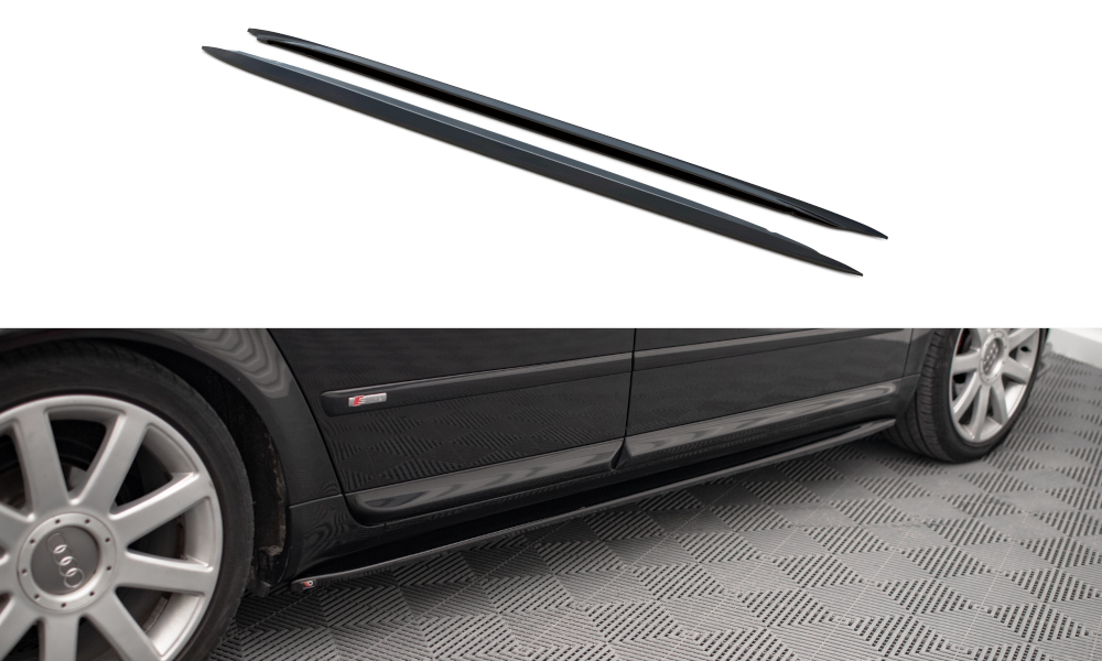 MAXTON DESIGN SIDE SKIRTS DIFFUSERS AUDI S4 / A4 / A4 S-LINE B6 / B7