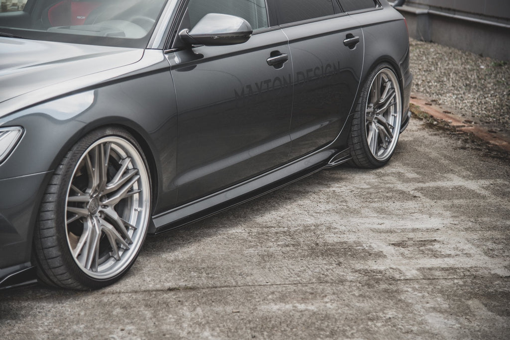 MAXTON DESIGN SIDE SKIRTS DIFFUSERS AUDI S6 / A6 S-LINE C7 FL