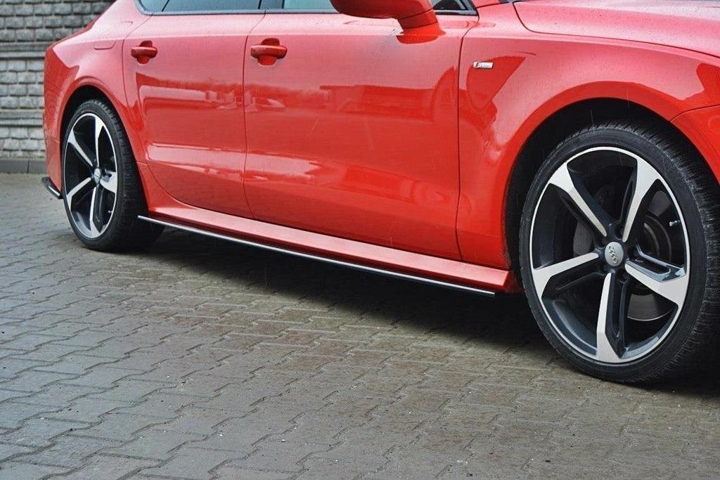 MAXTON DESIGN SIDE SKIRTS DIFFUSERS AUDI S7 / A7 S-LINE C7 FL