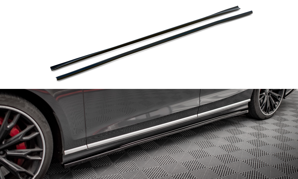 MAXTON DESIGN SIDE SKIRTS DIFFUSERS AUDI S8 D5 (SHORT)