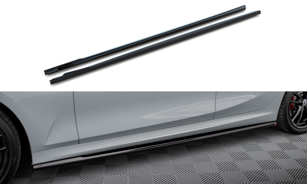 MAXTON DESIGN SIDE SKIRTS DIFFUSERS BMW 3 M340I / M-PACK G20 / G20 FACELIFT