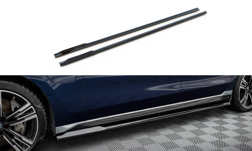 MAXTON DESIGN SIDE SKIRTS DIFFUSERS BMW i7 M-pack G70