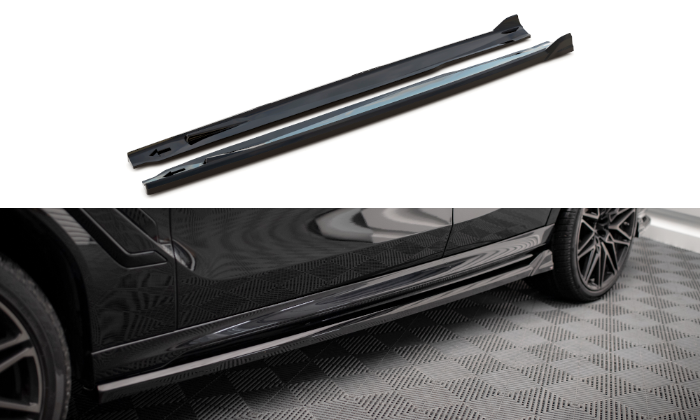 MAXTON DESIGN SIDE SKIRTS DIFFUSERS BMW X6 M F96 / F96 Facelift