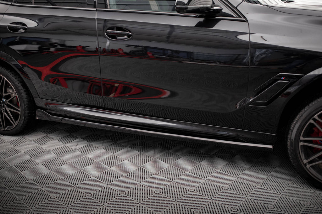 MAXTON DESIGN SIDE SKIRTS DIFFUSERS BMW X6 M F96 / F96 Facelift