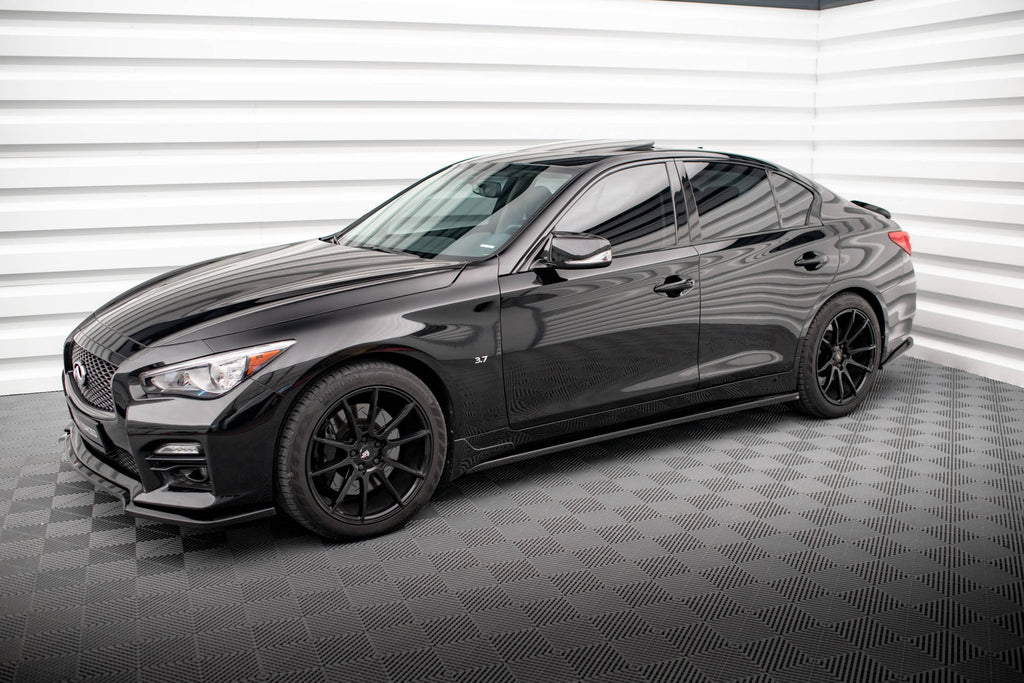 MAXTON DESIGN SIDE SKIRTS DIFFUSERS INFINITI Q50 S MK1