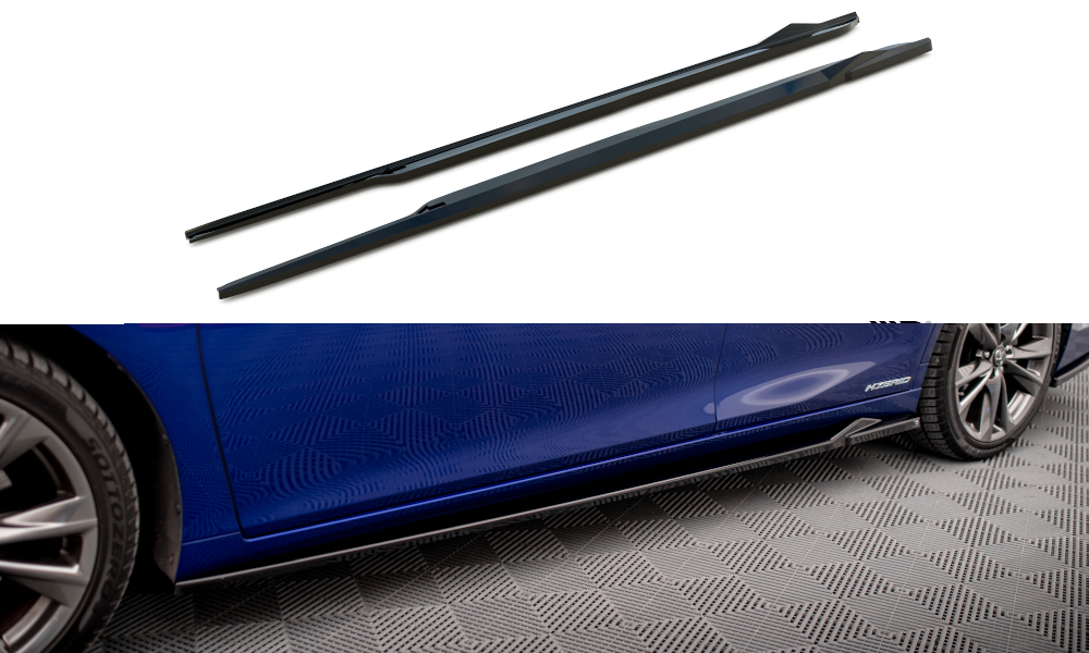 MAXTON DESIGN SIDE SKIRTS DIFFUSERS LEXUS ES F SPORT MK7