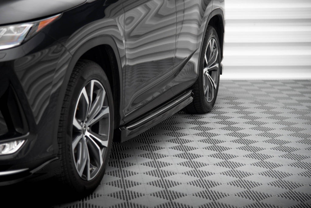 MAXTON DESIGN SIDE SKIRTS DIFFUSERS LEXUS RX MK4 FACELIFT (FOR RUNNING BOARDS)