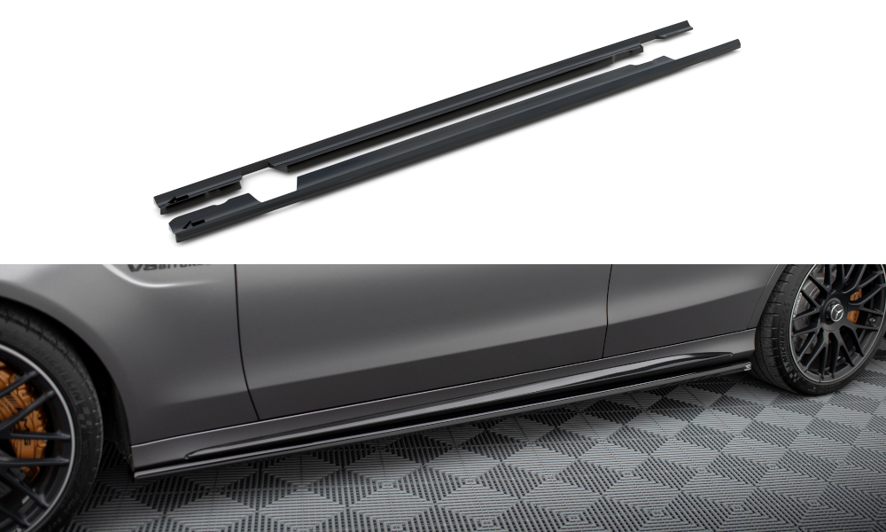MAXTON DESIGN Side Skirts Diffusers Mercedes-AMG C63 Sedan / Estate W205 Facelift