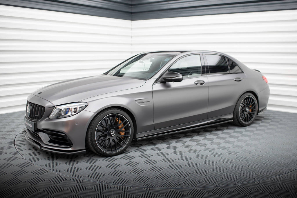 MAXTON DESIGN Side Skirts Diffusers Mercedes-AMG C63 Sedan / Estate W205 Facelift