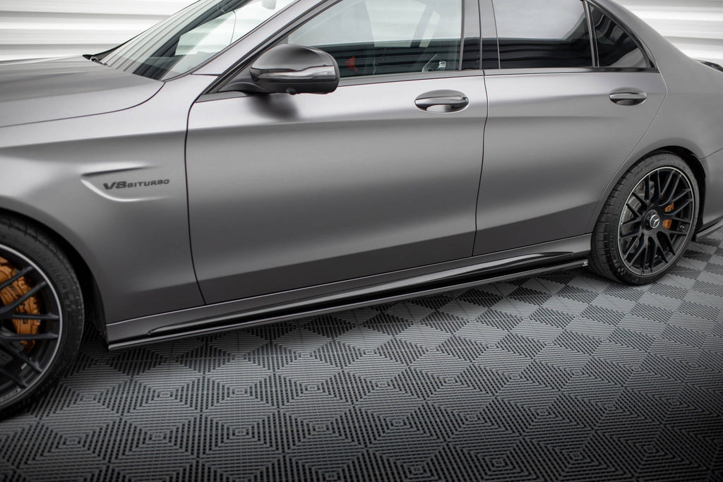 MAXTON DESIGN Side Skirts Diffusers Mercedes-AMG C63 Sedan / Estate W205 Facelift
