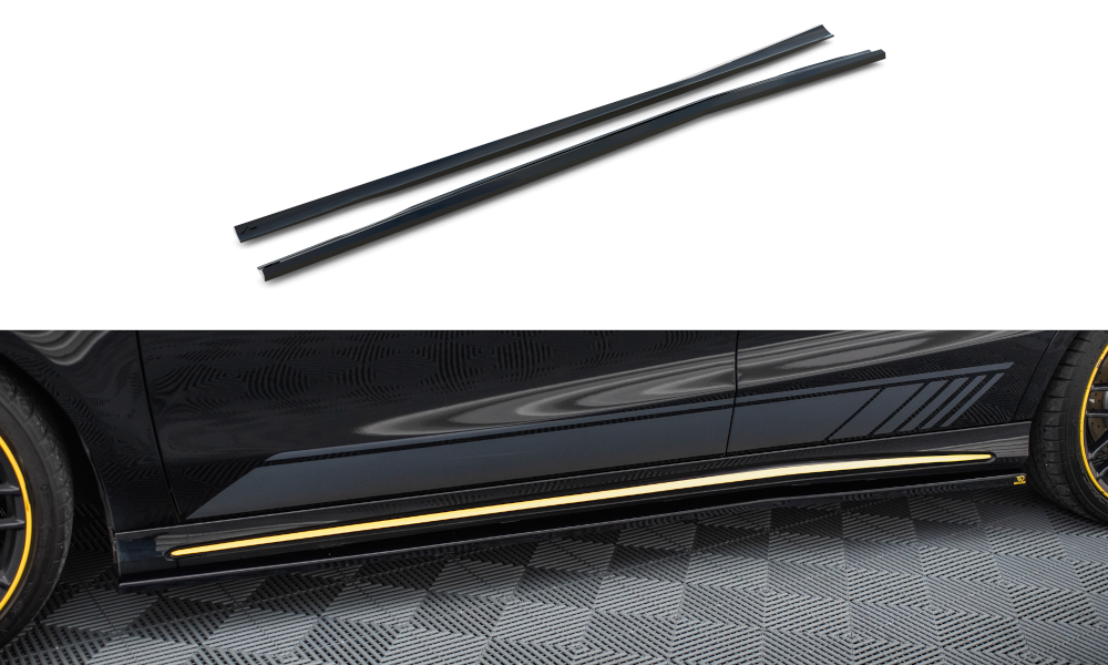 MAXTON DESIGN SIDE SKIRTS DIFFUSERS MERCEDES-AMG CLA 45 C117 FACELIFT