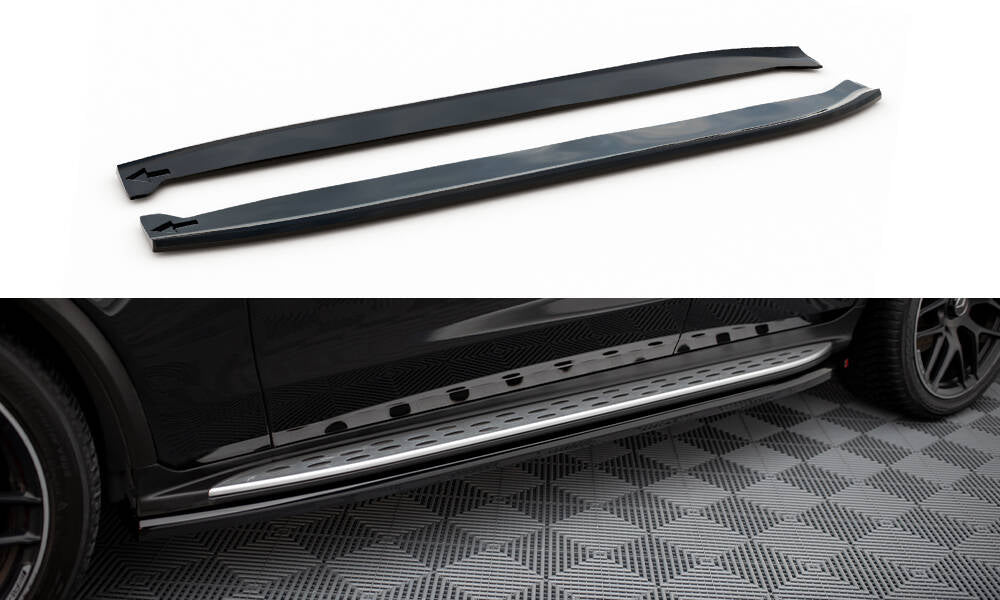 MAXTON DESIGN SIDE SKIRTS DIFFUSERS MERCEDES-AMG GLC 63 SUV / COUPE X253 / C253