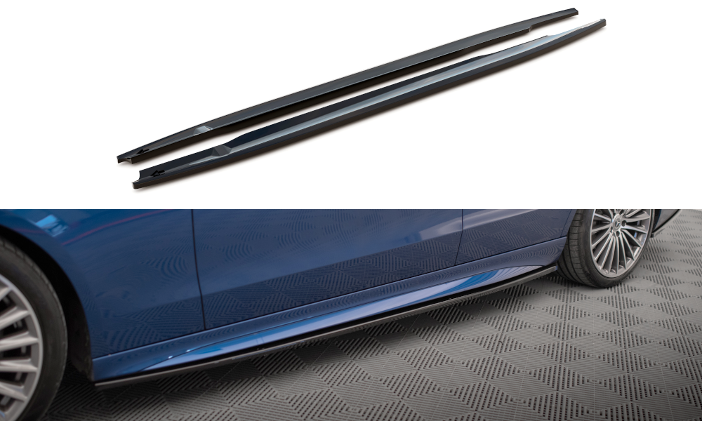 MAXTON DESIGN SIDE SKIRTS DIFFUSERS MERCEDES-BENZ C AMG-LINE W206