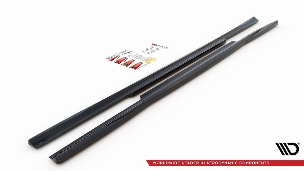 MAXTON DESIGN SIDE SKIRTS DIFFUSERS MERCEDES-BENZ C W205