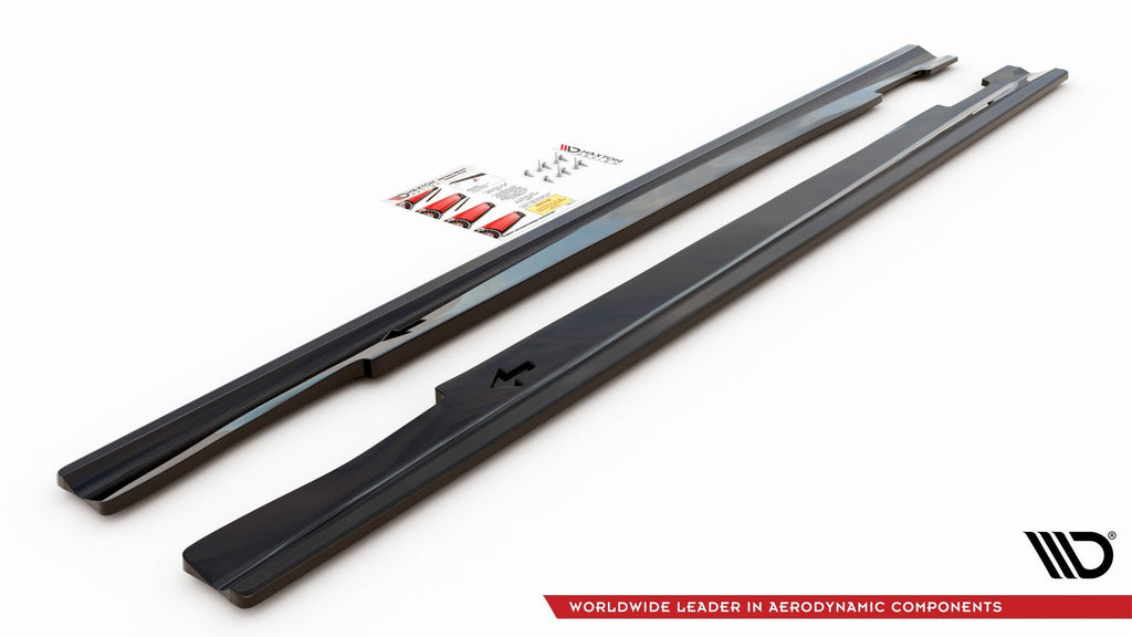 MAXTON DESIGN SIDE SKIRTS DIFFUSERS MERCEDES-BENZ E63 AMG SEDAN W212 FACELIFT