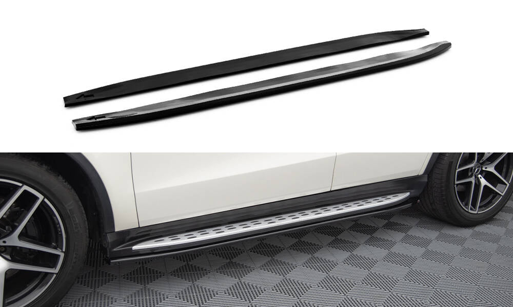 MAXTON DESIGN SIDE SKIRTS DIFFUSERS MERCEDES-BENZ GLE COUPE 43 AMG / AMG-LINE C292