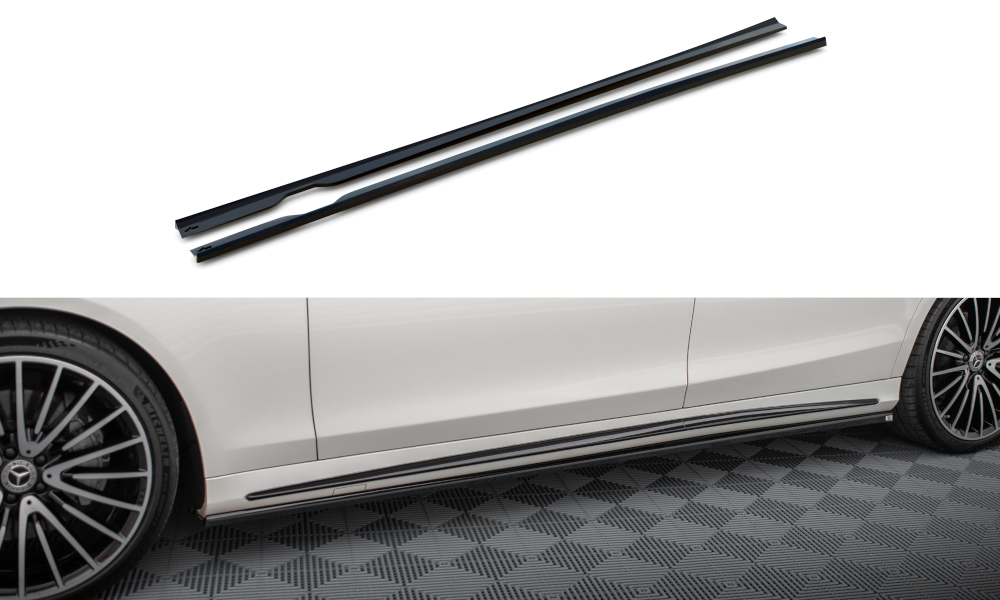 MAXTON DESIGN SIDE SKIRTS DIFFUSERS MERCEDES-BENZ S AMG-LINE W222 FACELIFT