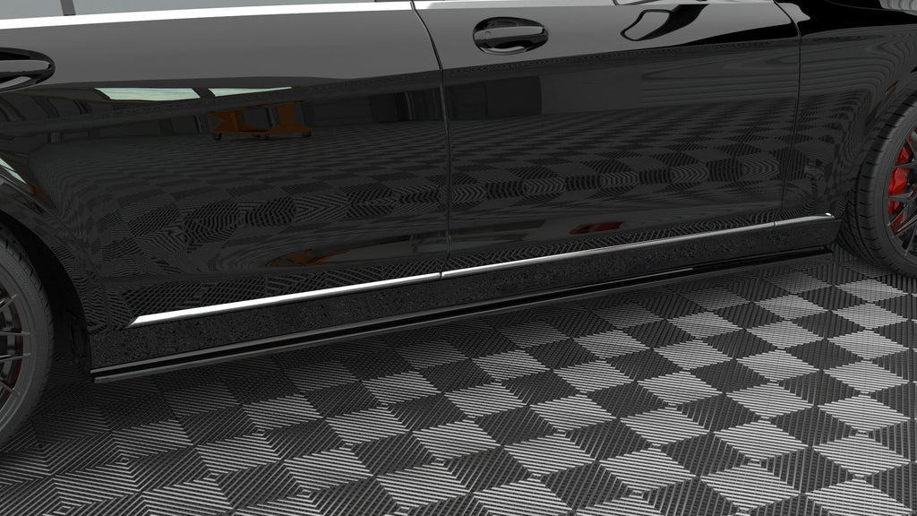 MAXTON DESIGN Side Skirts Diffusers Mercedes-Benz S Long W222